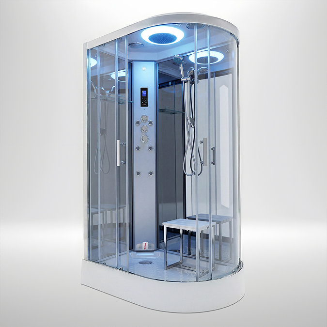 Insignia Premium 1100 x 700mm Steam Shower Chrome Frame