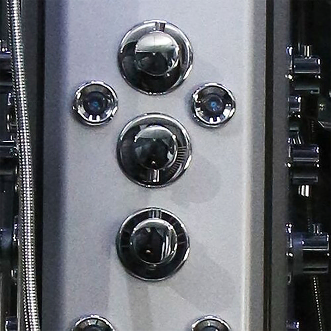 Insignia Premium 800 x 800mm Hydro Massage Shower Cabin - PR8-QBF-TG additional Large Image