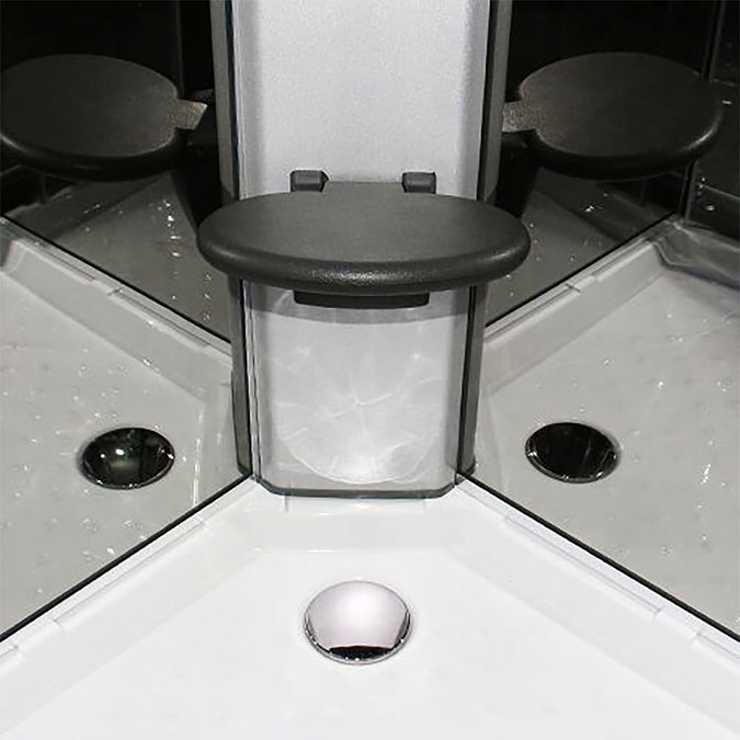 Insignia Premium 900 x 900mm Hydro Massage Shower Cabin - PR9-QBF-TG  Feature Large Image