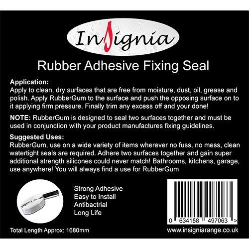 Insignia RubberGum Adhesive Fixing Seal  Feature Large Image