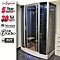 Insignia - Steam Shower Cabin with Mirrored Backwalls - GT0509 Large Image
