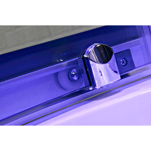 Insignia Steam Shower Cabin With Mirrored Backwalls Online Now