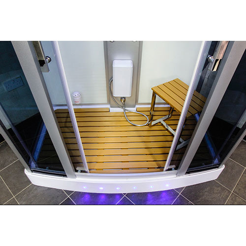 Insignia - Steam Shower Cabin with White Backwalls - GT0509W Feature Large Image