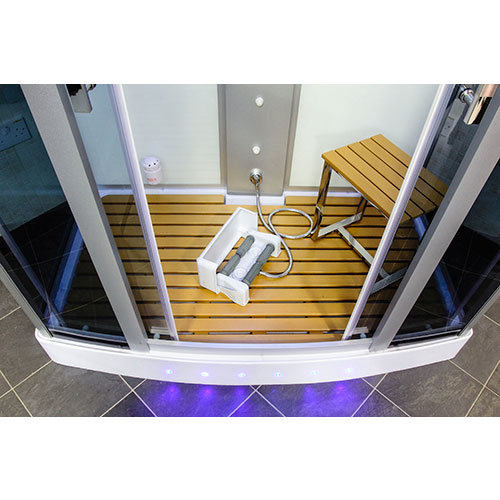 Insignia - Steam Shower Cabin with White Backwalls - GT0509W In Bathroom Large Image