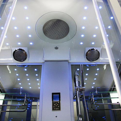 Insignia Steam Shower Cabin With Mirrored Backwalls Available Now