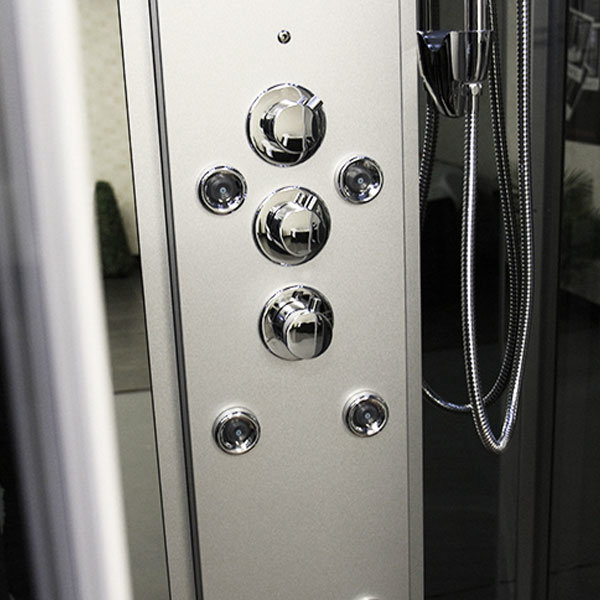 Insignia Steam Shower Cabin With Mirrored Backwalls Available Now