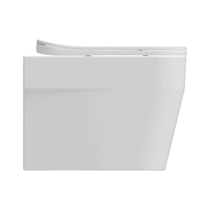 Isvea Sott Aqua Wall Hung Pan + Soft Close Seat  Feature Large Image