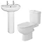 Nuie Ivo Ceramic 4 Piece Bathroom Suite - 1 or 2 Tap Holes