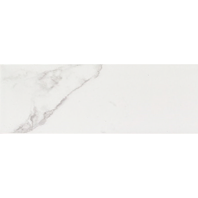 Jasper Metro Carrara Marble Effect Flat Wall Tiles - 100 x 300mm