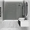 Jasper Metro Dark Grey Bevelled Wall Tiles - 100 x 300mm Profile Large Image