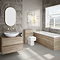 Jasper Metro Gloss Greige Flat Wall Tiles - 100 x 300mm