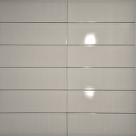 Jasper Metro Gloss Greige Flat Wall Tiles - 100 x 300mm