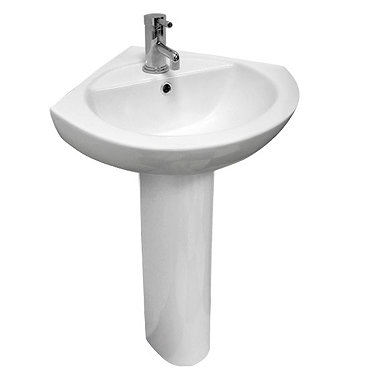 Jena 1TH Corner Basin with Full Pedestal Profile Large Image