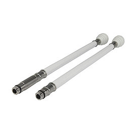 JG Speedfit 15mm x M10 Monobloc Mixer White PVC Flexi Hoses (Pair) Large Image