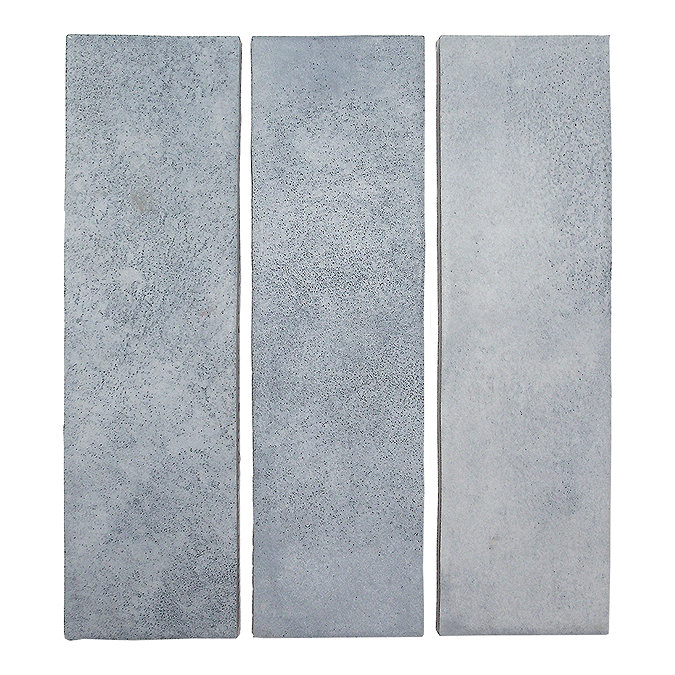 Josefina Matt Blue Zellige Effect Wall and Floor Tiles - 64 x 223mm