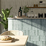 Josefina Matt Green Zellige Effect Wall and Floor Tiles - 64 x 223mm