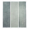 Josefina Matt Green Zellige Effect Wall and Floor Tiles - 64 x 223mm