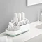 Joseph Joseph Easy-Store Bathroom Caddy - White/Blue - 70504  Feature Large Image