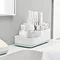 Joseph Joseph Easy-Store Bathroom Caddy - White/Blue - 70504 Standard Large Image