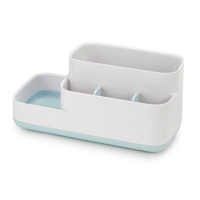 Joseph Joseph Easy-Store Bathroom Caddy - White/Blue - 70504 Large Image