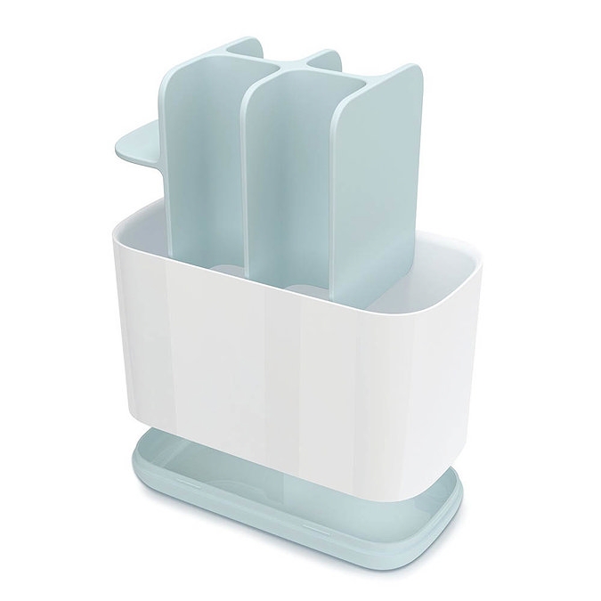 Joseph Joseph Easy-Store Large Toothbrush Caddy - White/Blue - 70501  Profile Large Image