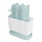 Joseph Joseph Easy-Store Large Toothbrush Caddy - White/Blue - 70501  Profile Large Image