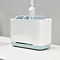 Joseph Joseph Easy-Store Large Toothbrush Caddy - White/Blue - 70501 In Bathroom Large Image