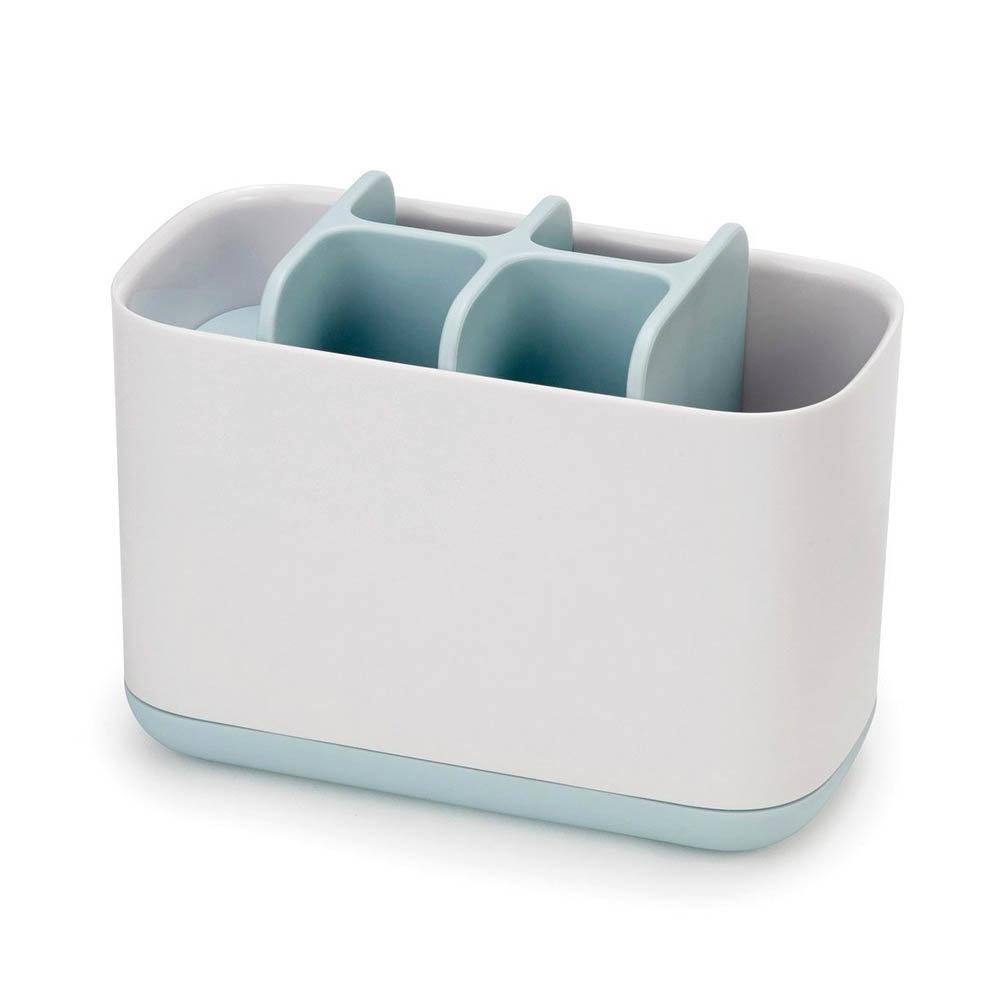 Joseph Joseph Easy-Store Large Toothbrush Caddy - White/Blue - 70501