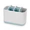 Joseph Joseph Easy-Store Large Toothbrush Caddy - White/Blue - 70501 additional Large Image