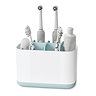Joseph Joseph Easy-Store Large Toothbrush Caddy - White/Blue - 70501 Large Image