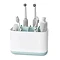 Joseph Joseph Easy-Store Large Toothbrush Caddy - White/Blue - 70501 Large Image