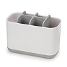 Joseph Joseph Easy-Store Large Toothbrush Caddy - White/Grey - 70510  Standard Large Image
