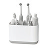 Joseph Joseph Easy-Store Large Toothbrush Caddy - White/Grey - 70510 Large Image