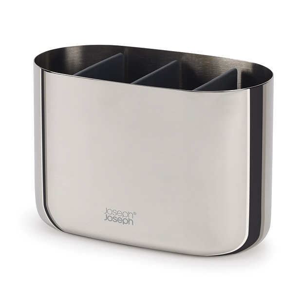 Joseph Joseph EasyStore Luxe Stainless Steel Large Toothbrush Holder