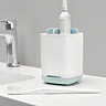 Joseph Joseph Easy-Store Toothbrush Caddy - White/Blue - 70500  additional Large Image
