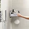 Joseph Joseph EasyStore Corner Shower Shelf with Removable Mirror - 70549 Profile Large Image