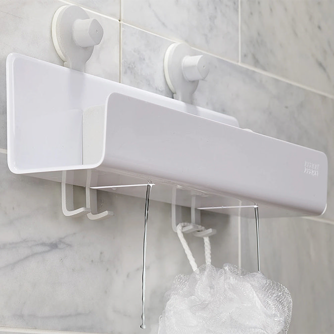 Joseph Joseph EasyStore Large Shower Shelf with Removable Mirror - 70548  In Bathroom Large Image