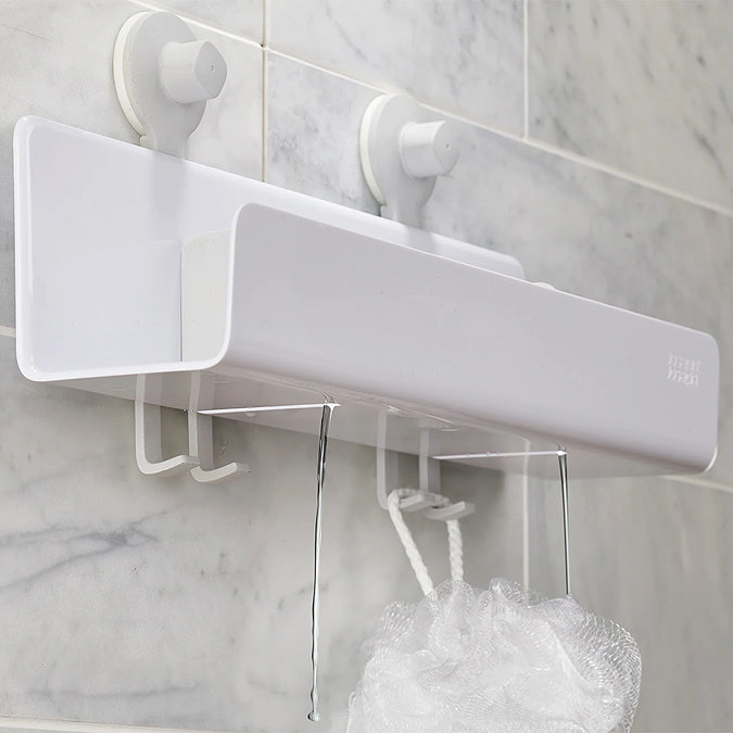 Joseph Joseph EasyStore Large Shower Shelf with Removable Mirror - 70548 In Bathroom Large Image