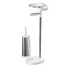 Joseph Joseph EasyStore Plus Freestanding Toilet Paper Holder with Flex Steel Toilet Brush - 70519  