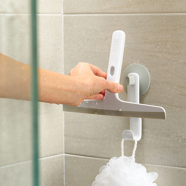  Shower Squeegee for Glass Doors,12-Inch Shower Glass
