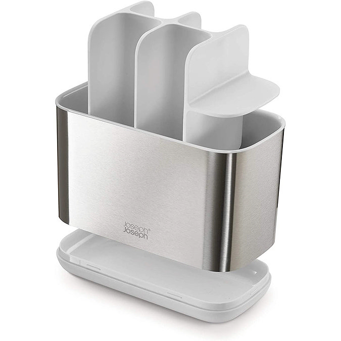 Joseph Joseph EasyStore Steel Large Toothbrush Holder - 70531  Standard Large Image