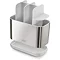 Joseph Joseph EasyStore Steel Large Toothbrush Holder - 70531  Standard Large Image