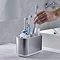 Joseph Joseph EasyStore Steel Large Toothbrush Holder - 70531 In Bathroom Large Image