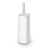 Joseph Joseph Flex Plus Smart Toilet Brush & Holder with Storage Caddy - White/Blue - 70507  Standar