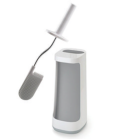 Joseph Joseph Flex Plus Smart Toilet Brush & Holder with Storage Caddy - White/Grey - 70516 Large Im