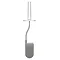 Joseph Joseph Flex Smart Toilet Brush & Holder - White/Grey - 70515  Feature Large Image