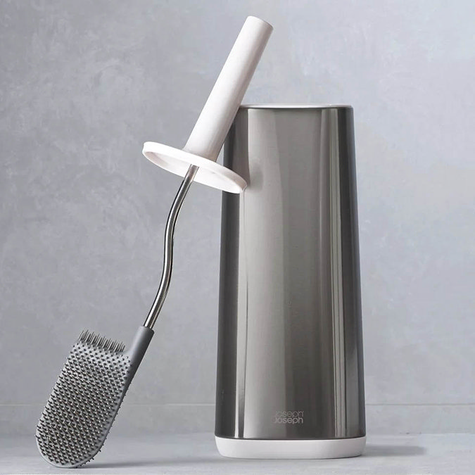 Joseph Joseph Flex Steel Toilet Brush & Holder - 70517  Newest Large Image