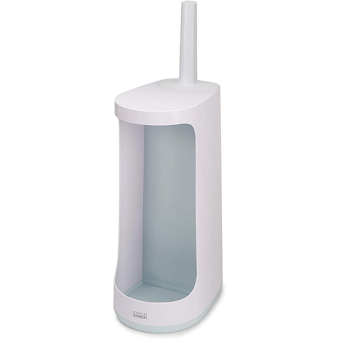 Joseph Joseph Flex Store Toilet Brush with Extra-large Caddy - Blue/White - 70536 Profile Large Ima