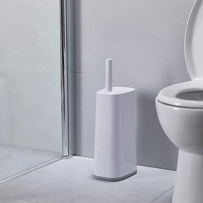 Joseph Joseph Flex Store Toilet Brush with Extra-large Caddy - Grey/White - 70537  Standard Large Im