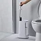 Joseph Joseph Flex Store Toilet Brush with Extra-large Caddy - Grey/White - 70537  Newest Large Imag